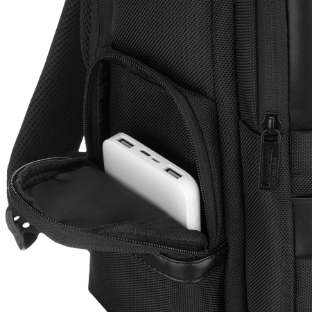Rucsac de călătorie negru din poliester cu bretele reglabile - Peterson PTR-PTN HY243-7062 BLACK [26]
