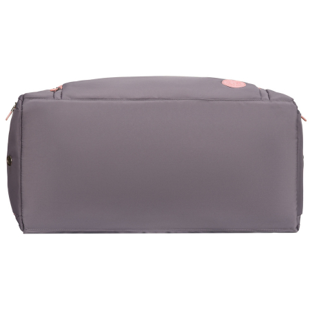 Geantă de călătorie spațioasă, gri-roz, pentru weekend, cu compartiment termic pentru încălțăminte - Peterson PTR-PTN 24480 GRAY-PINK [10]