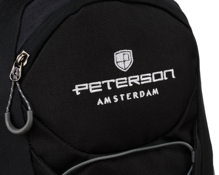 Rucsac ușor, negru, pentru călătorii, cu o curea pentru piept - Peterson PTR-PTN JPS-03-8504 BL [2]