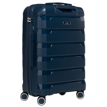 Valiză mare din polipropilenă, bleumarin, cu roți pivotante - Peterson PTR-PTN HPP-01-W-L-1747 [5]