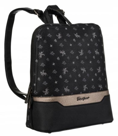 Rucsacuri Dama - Rucsac elegant de dama din piele ecologica - David Jones 6866-2 BL