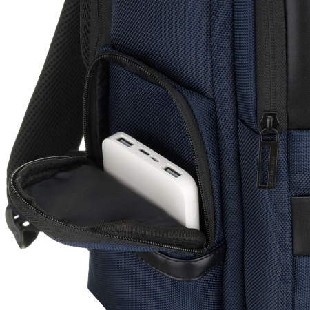 Rucsac de călătorie bleumarin cu buzunar pentru laptop de până la 14 inci - Peterson PTR-PTN HY243-7079 NAVY [30]