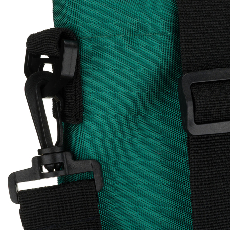 Geantă mare de damă, din poliester, verde închis, cu mânere și curea detașabilă - Peterson PTR-PTN TZ15605D-1006 D. [4]