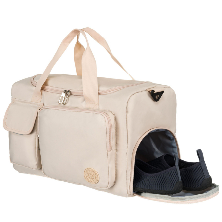 Geantă de voiaj sport din poliester bej, cu două compartimente - Peterson PTR-PTN 23032-8267 BEIGE [7]