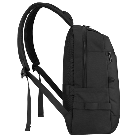 Rucsac mare, negru, din poliester, cu compartiment pentru laptop și compartiment individual - Peterson [2]