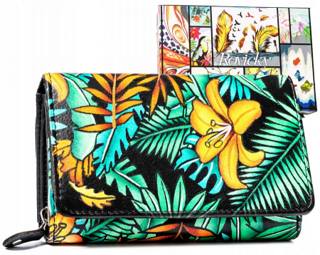  Wallets & Money Clips - Portofel dama din piele naturala Rovicky PTR-R-N0493-ART-20-7255
