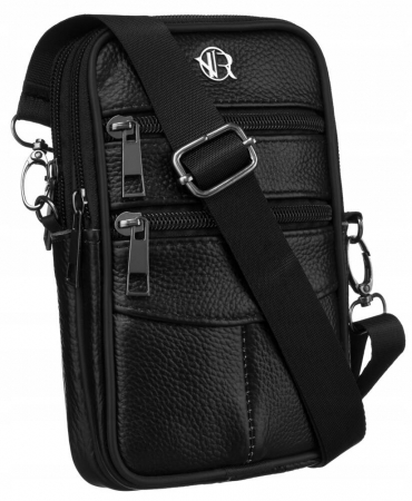 Borsete Barbati - Mini geanta de dama din piele naturala - Rovicky PTR-R-13207-S-3907 BL
