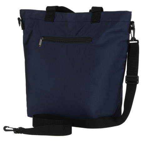 Geantă de damă din poliester bleumarin cu buzunar exterior - Peterson PTR-PTN TZ15605D-0955 NA [2]