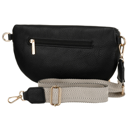 Geantă elegantă de damă din piele ecologică de culoare neagră - Peterson PTR-PTN MIS-01-3520 BLAC [3]