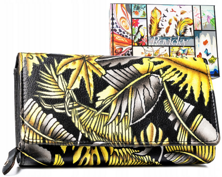  Wallets & Money Clips - Portofel dama din piele naturala Rovicky PTR-R-N22-ART-19-7095