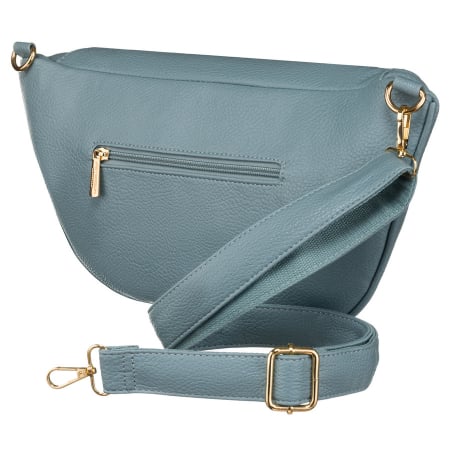 Geantă de damă albastră, geantă de umăr, geantă crossbody, din piele ecologică, Peterson PTR-PTN SSY-3-F19 BLUE [4]