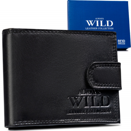 Portofele Barbati - Portofel barbati din piele naturala Always Wild PTR-N0035L-CCD-2437 BL