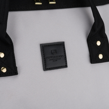 Rucsac de damă din poliester gri și negru, perfect pentru bagaj de mână - Peterson PTR-PTN ALFA BL-BL [5]