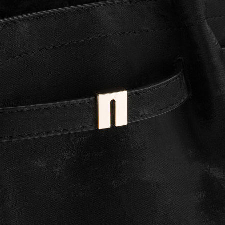 Geantă mare de damă, neagră, din piele ecologică - Peterson PTR-PTN TOR-ALE-25 BLACK [3]