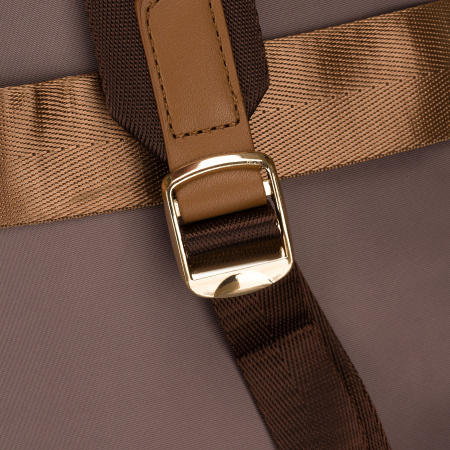 Rucsac de damă bej din nylon cu bretele reglabile și închidere cu fermoar - Peterson PTR-PTN JN-08-0016 BEIGE [14]