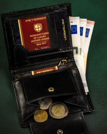 Portofel barbati din piele naturala Peterson PTN 363Z 2-1-1 BL [7]