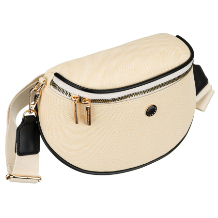 Geantă elegantă de damă din piele ecologică tip borseta - Peterson PTR-PTN MIS-07-2027 ECRU [1]