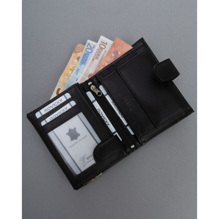 Portofel din piele naturala pentru barbati Cavaldi PTR-N4L-P-PDM-BL BLACK [5]