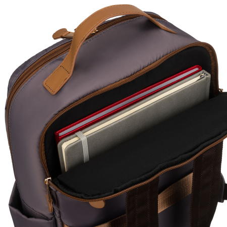 Rucsac gri pentru femei cu bretele reglabile și închidere cu fermoar - Peterson PTR-PTN JN-09-0085 GRAY [10]