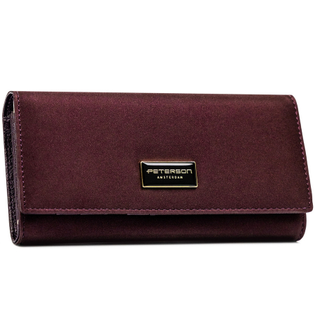 Portofel din piele pentru femei Peterson PTR-PTN PS401-HNL PURPLE [1]
