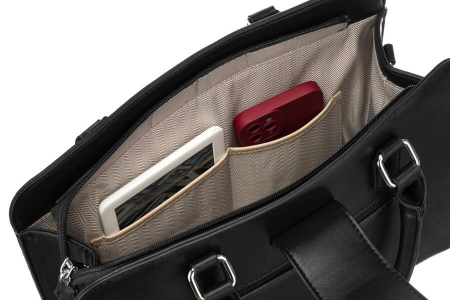 Geanta shopper de dama eleganta din piele ecologica - Rovicky PTR-R-073-04-0485 BL [4]
