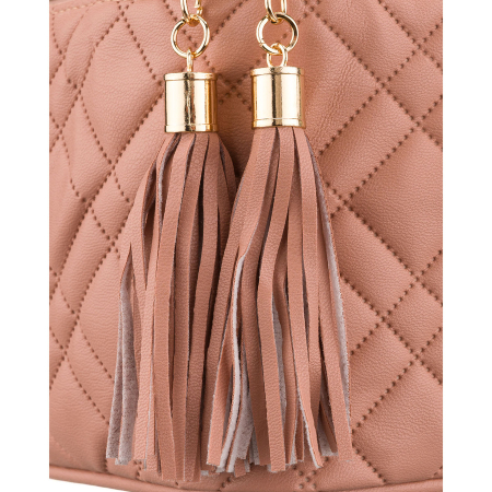 Geantă cosmetică roz, din material sintetic matlasat, cu închidere cu fermoar - Peterson PTR-PTN KOS-DA-11-3231 P [6]