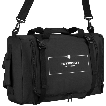 Rucsac de călătorie cu funcție de geantă, fabricat din poliester, negru - Peterson PTR-PTN MP5-04-7540-BLAC [10]