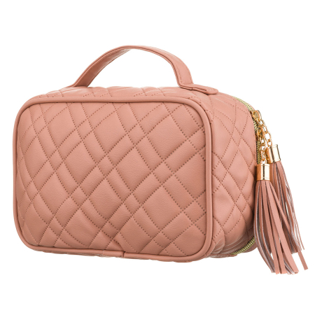 Geantă cosmetică roz cu un singur compartiment, din material sintetic și mâner practic - Peterson PTR-PTN KOS-DA-10-3200 P [2]