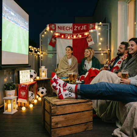 Set de șosete bărbătești cu motiv de fotbal, mărimile 38-44 - Peterson PTR-PTN SML-S3W-FB-38-44 [12]