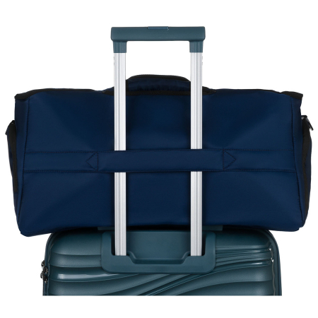 Geantă de umăr sport de călătorie neagră și bleumarin, cu , curea detașabilă - Peterson PTR-PTN 24480 NAVY-BLACK [3]