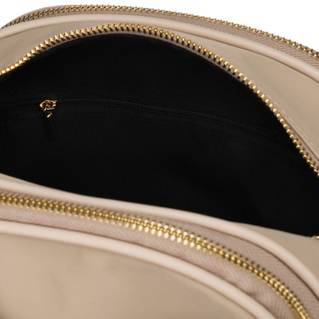 Geantă de damă bej din nailon cu șase buzunare suplimentare - Peterson PTR-PTN JN-15-0320 BEIGE [18]
