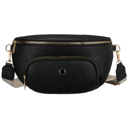 Geantă elegantă de damă din piele ecologică de culoare neagră - Peterson PTR-PTN MIS-01-3520 BLAC [2]