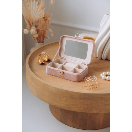 Cutie roz spațioasă și elegantă, cu încuietoare cu cheie - Peterson PTR-PTN SZK-07-3064 ROSE [4]