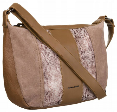 Genti Dama - Geanta de dama din piele ecologica - David Jones PTR-6885-1 CAMEL