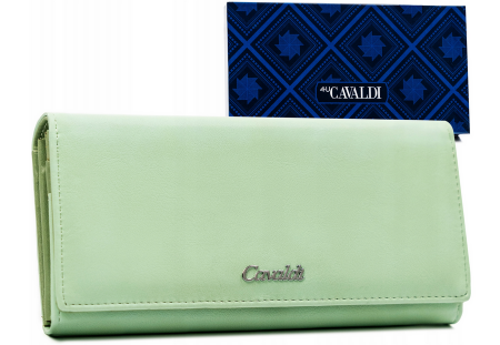 Portofele Dama - Portofel dama din piele Cavaldi PTR-GD20-DNM-7786 LIMON