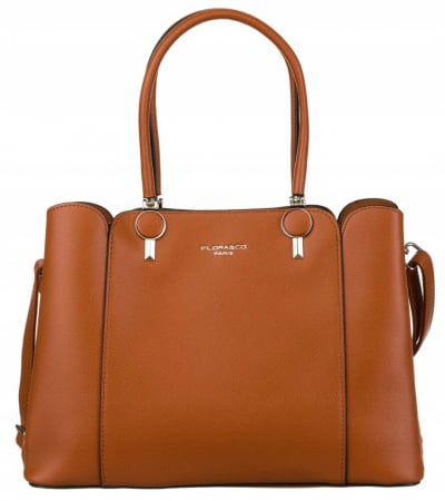 Geanta de dama incapatoare din piele ecologica - Flora&Co PTR-F2581 CAMEL [1]