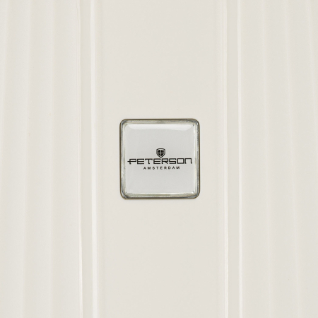 Valiză de cabină bej cu mâner telescopic - Peterson PTR-PTN PP-09-W-S-1440 B [11]