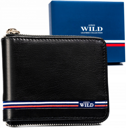 Portofele Barbati - Portofel barbati din piele naturala Always Wild PTR-N992Z-GV-5292 BL
