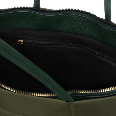 Geantă de damă verde din nylon, cu un singur compartiment, cu curea detașabilă și reglabilă - Peterson PTR-PTN JN-10-0122 GREEN [9]