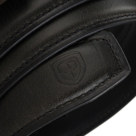 Curea bărbătească din piele neagră cu cataramă clasică - Peterson PTR-PTN LTP-32 [4]