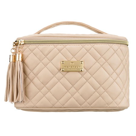 Geantă cosmetică bej cu un singur compartiment, din material sintetic și închidere cu fermoar - Peterson PTR-PTN KOS-DA-11-3224 B [1]