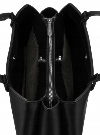 Geanta de dama clasica din piele ecologica - David Jones PTR-CM6533 BL [6]