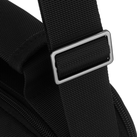 Geantă practică de tip messenger din Cordura neagră, cu închidere cu fermoar și două compartimente - Peterson PTR-PTN-73217-2126 BLACK [8]