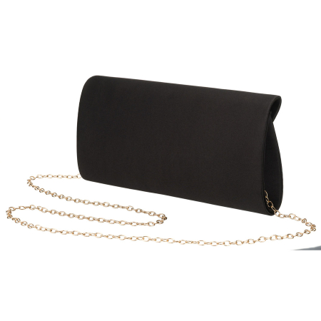 Geantă tip clutch pentru femei din material sintetic de culoare neagră - Rovicky PTR-R-XS029-3-0764 BLACK [2]