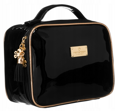 Accesorii Dama - Organizator de voiaj negru cu fermoar - Peterson PTR-PTN K24-06-5949 BL
