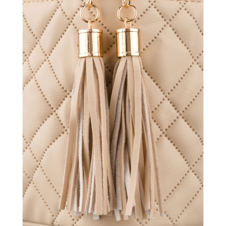 Geantă cosmetică bej cu un singur compartiment, din material sintetic și închidere cu fermoar - Peterson PTR-PTN KOS-DA-11-3224 B [6]