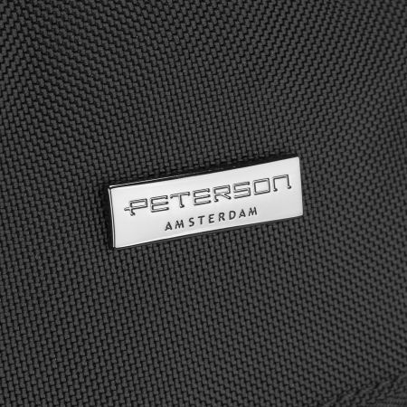 Rucsac mare, negru, din poliester, cu compartiment pentru laptop și compartiment individual - Peterson [11]