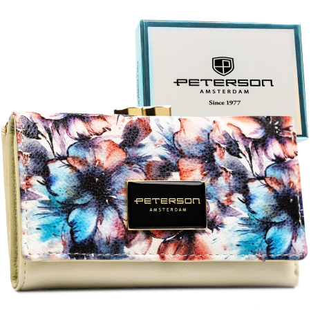 Portofel din piele pentru femei Peterson PTR-PTN PX23-PF2 BLUE [1]