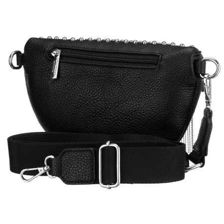Geantă elegantă de damă din piele ecologică de culoare neagră tip borseta - Peterson PTR-PTN MIS-09-2072 BLAC [3]