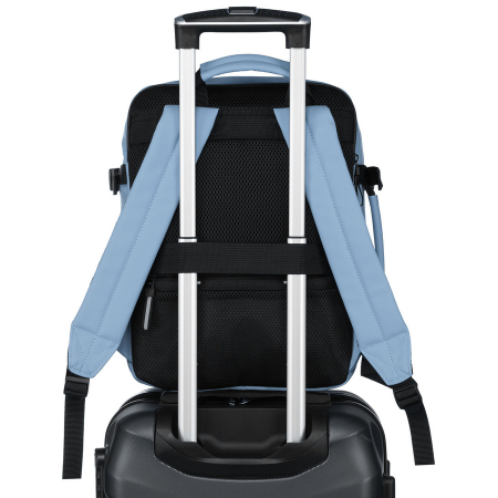 Rucsac de călătorie de mână, impermeabil, albastru - Peterson PTR-PTN SKYLINE-8640 BLU [5]